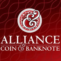 Almonte website for Alliance Coin & Banknote